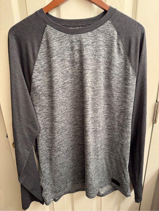 Abercrombie & Fitch Other - Abercrombie & Fitch Men's Air Knit Gray Two-Tone Raglan Long Sleeve Shirt